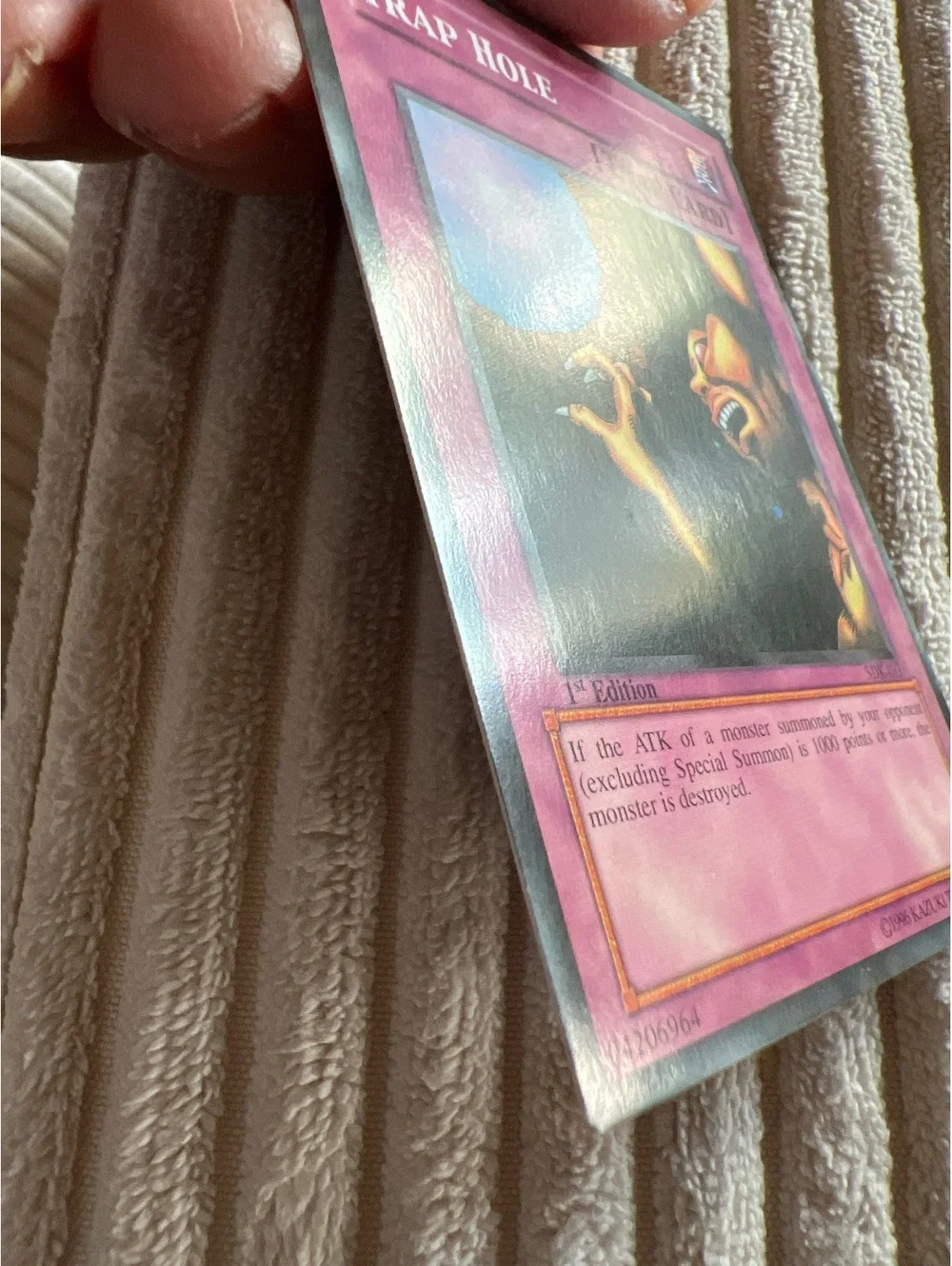 First edition, Trap Role  Yu-Gi-Oh! trading card [COPY]